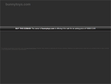 Tablet Screenshot of bunnytoys.com